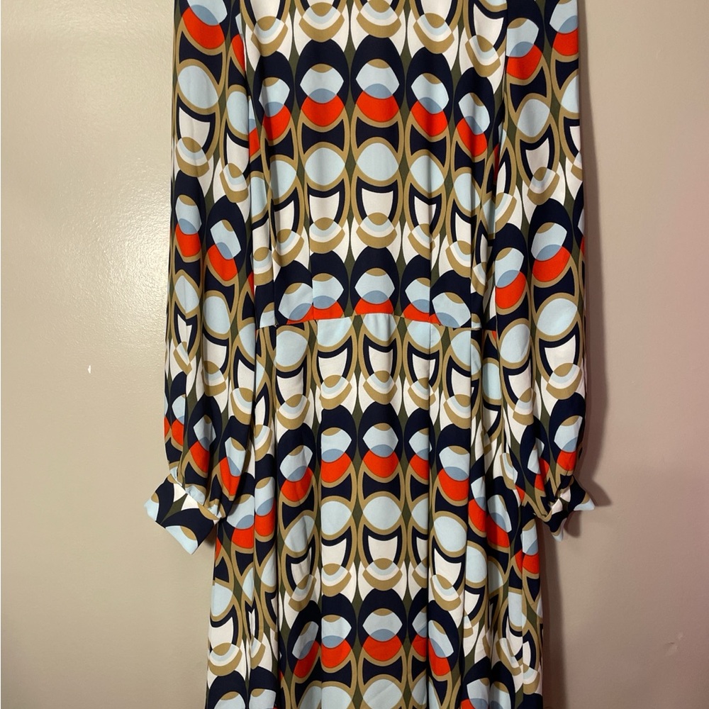 H&M Multicolor Abstract Pattern Dress